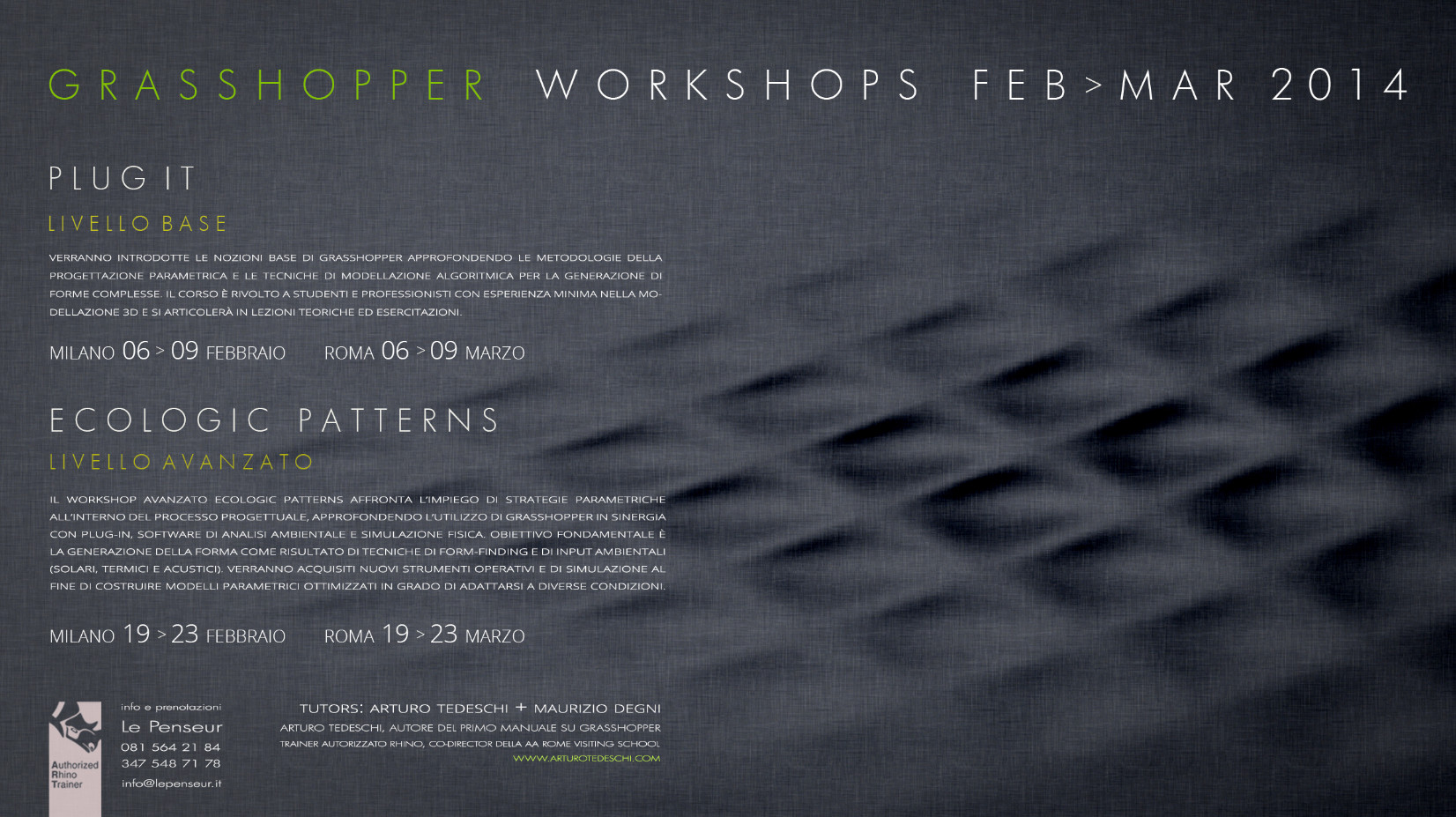 workshops grasshopper 2014